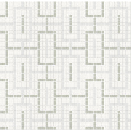 Anatolia Tile Soho Morning Blend Chain Pattern Matte Porcelain Mosaics. 1 Sheet = .91 Sq. Ft. 4501-0542-0  - premium natural stone mosaic tile from Anatolia Tile, available at PoshHaus showroom in Keene, NH