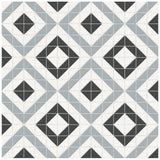 Anatolia Tile Soho Dawn Blend Cubic Pattern Matte Porcelain Mosaics. 1 Sheet = .69 Sq. Ft. 4501-0551-0  - premium natural stone mosaic tile from Anatolia Tile, available at PoshHaus showroom in Keene, NH