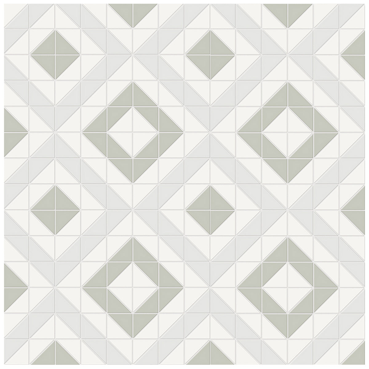 Anatolia Tile Soho Morning Blend Cubic Pattern Matte Porcelain Mosaics. 1 Sheet = .69 Sq. Ft. 4501-0547-0  - premium natural stone mosaic tile from Anatolia Tile, available at PoshHaus showroom in Keene, NH