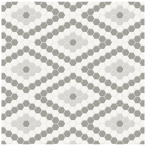 Anatolia Tile Soho Evening Blend Diamond Pattern Matte Porcelain Mosaics. 1 Sheet = .71 Sq. Ft. 4501-0559-0  - premium natural stone mosaic tile from Anatolia Tile, available at PoshHaus showroom in Keene, NH