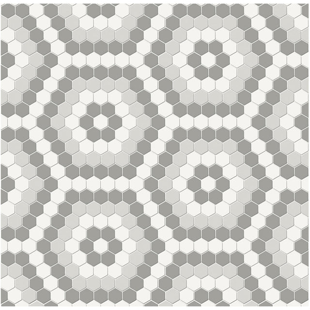 Anatolia Tile Soho Evening Blend Hexagon Pattern Matte Porcelain Mosaics. 1 Sheet = .83 Sq. Ft. 4501-0554-0  - premium natural stone mosaic tile from Anatolia Tile, available at PoshHaus showroom in Keene, NH