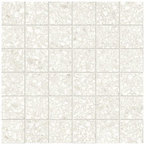Anatolia Tile 2X2 Station Ivory Matte 36 Piece Porcelain Mosaics. 1 Sheet = .96 Sq. Ft. 4501-0316-0 (63-666) Ivory 2x2 - premium natural stone mosaic tile from Anatolia Tile, available at PoshHaus showroom in Keene, NH