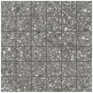 Anatolia Tile 2X2 Station Shadow Matte 36 Piece Porcelain Mosaics. 1 Sheet = .96 Sq. Ft. 4501-0319-0 (63-669) Shadow 2x2 - premium natural stone mosaic tile from Anatolia Tile, available at PoshHaus showroom in Keene, NH