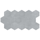 Anatolia Tile 8 Hex Tapestri Cashmere 4500-0981-0 Hexagon In Cashmere Hexagon 8.5x8.5 - premium natural stone mosaic tile from Anatolia Tile, available at PoshHaus showroom in Keene, NH