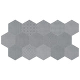 Anatolia Tile 8 Hex Tapestri Cashmere 4500-0985-0 Blend In Cashmere Blend Hexagon 8.5x8.5 - premium natural stone mosaic tile from Anatolia Tile, available at PoshHaus showroom in Keene, NH