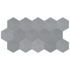 Anatolia Tile 8 Hex Tapestri Cashmere 4500-0985-0 Blend In Cashmere Blend Hexagon 8.5x8.5 - premium natural stone mosaic tile from Anatolia Tile, available at PoshHaus showroom in Keene, NH