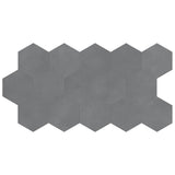 Anatolia Tile 8 In Hex Tapestri Silk 4500-0983-0 Hexagon Silk Hexagon 8.5x8.5 - premium natural stone mosaic tile from Anatolia Tile, available at PoshHaus showroom in Keene, NH
