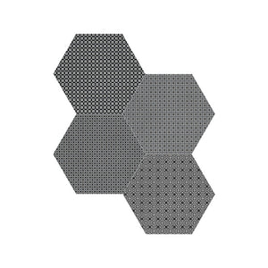 Anatolia Tile 8 In Hex Tapestri Silk 4500-0987-0 Blend Silk Blend Hexagon 8.5x8.5 - premium natural stone mosaic tile from Anatolia Tile, available at PoshHaus showroom in Keene, NH