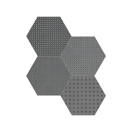 Anatolia Tile 8 In Hex Tapestri Silk 4500-0987-0 Blend Silk Blend Hexagon 8.5x8.5 - premium natural stone mosaic tile from Anatolia Tile, available at PoshHaus showroom in Keene, NH