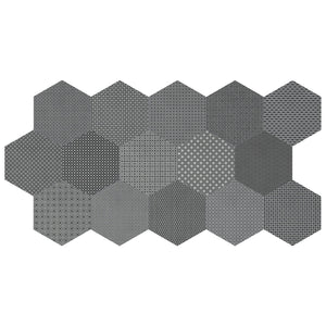 Anatolia Tile 8 In Hex Tapestri Silk 4500-0987-0 Blend Silk Blend Hexagon 8.5x8.5 - premium natural stone mosaic tile from Anatolia Tile, available at PoshHaus showroom in Keene, NH
