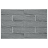 Anatolia Tile 3X12 Teramoda Charcoal Glossy 4000-0249-0 Charcoal - premium natural stone mosaic tile from Anatolia Tile, available at PoshHaus showroom in Keene, NH