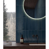 Anatolia Tile 3X12 Teramoda Ink Glossy 4000-0253-0 Ink - premium natural stone mosaic tile from Anatolia Tile, available at PoshHaus showroom in Keene, NH
