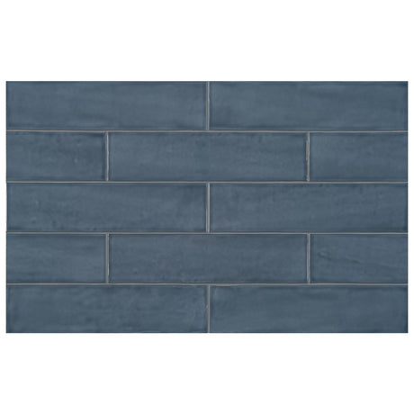 Anatolia Tile 3X12 Teramoda Ink Glossy 4000-0253-0 Ink - premium natural stone mosaic tile from Anatolia Tile, available at PoshHaus showroom in Keene, NH