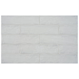 Anatolia Tile 3X12 Teramoda Silver Glossy 4000-0245-0 Silver - premium natural stone mosaic tile from Anatolia Tile, available at PoshHaus showroom in Keene, NH