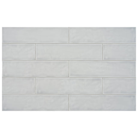 Anatolia Tile 3X12 Teramoda Silver Glossy 4000-0245-0 Silver - premium natural stone mosaic tile from Anatolia Tile, available at PoshHaus showroom in Keene, NH
