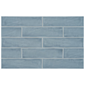 Anatolia Tile 3X12 Teramoda Sky Glossy 4000-0251-0 Sky - premium natural stone mosaic tile from Anatolia Tile, available at PoshHaus showroom in Keene, NH