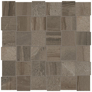 Anatolia Tile 2X2 Basketweave Amelia Matte Earth 36 Piece Porcelain Mosaics. 1 Sheet = .97 Sq. Ft. 4501-0002-0 (69-076) Earth Basketweave 2x2 - premium natural stone mosaic tile from Anatolia Tile, available at PoshHaus showroom in Keene, NH