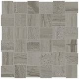 Anatolia Tile 2X2 Basketweave Amelia Matte Smoke 36 Piece Porcelain Mosaics. 1 Sheet = .97 Sq. Ft. 4501-0004-0 (69-074) Smoke Basketweave 2x2 - premium natural stone mosaic tile from Anatolia Tile, available at PoshHaus showroom in Keene, NH