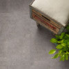 Ansello grey 12X12 glazed ceramic mesh mounted mosaic tile NANSGRE2X2 product shot multiple tiles angle view