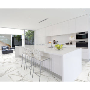Anatolia Tile 16X32 Mayfair Calacatta Oro Polished Rectified Porcelain 4500-0372-1 Calacatta Oro 16x32 Polished - premium natural stone mosaic tile from Anatolia Tile, available at PoshHaus showroom in Keene, NH