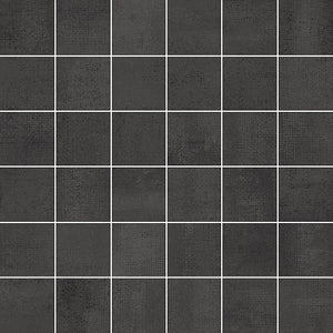 Roca Tile Usa Inc Elegant Ideas Nolita 2X2 Mosaic Antracita Color Body Porcelain - Afnol004-12M - 1 Sheet = .959 Sqft
