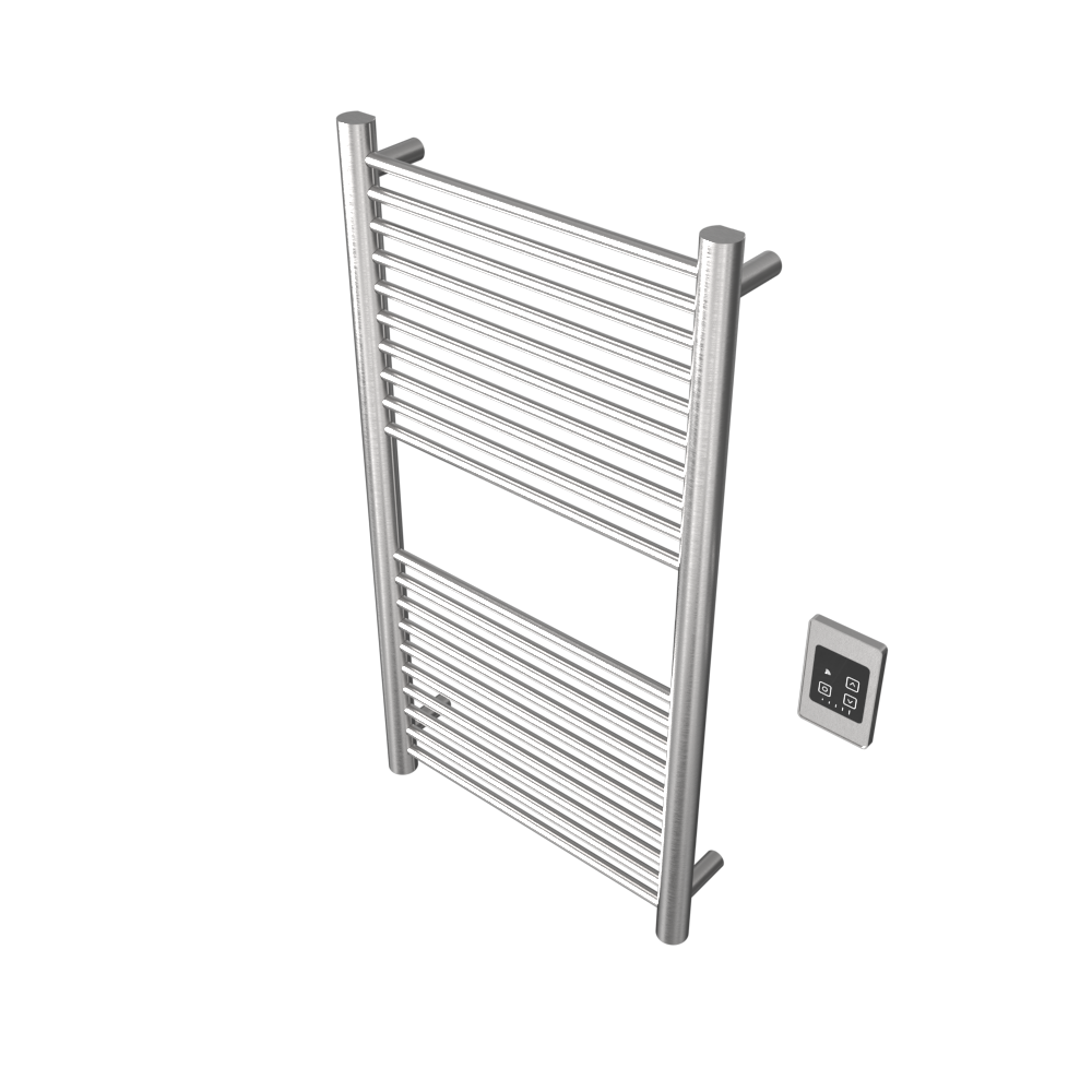 Amba Products A2036B Antus 20-Bar Hardwired Towel Warmer - 4.125 x 20.375 x 37.75 in. - Brushed Finish