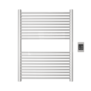 Amba Products A2836B Antus 20-Bar Hardwired Towel Warmer - 4.125 x 28.25 x 37.75 in. - Brushed Finish