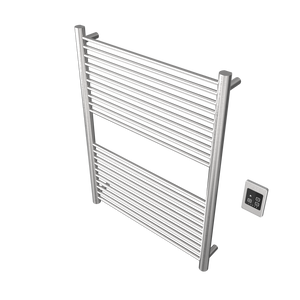 Amba Products A2836B Antus 20-Bar Hardwired Towel Warmer - 4.125 x 28.25 x 37.75 in. - Brushed Finish