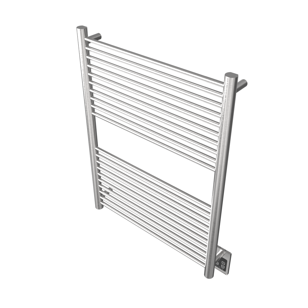 Amba Products A2836B Antus 20-Bar Hardwired Towel Warmer - 4.125 x 28.25 x 37.75 in. - Brushed Finish