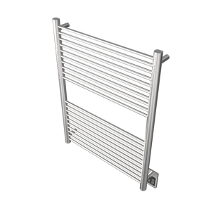 Amba Products A2836B Antus 20-Bar Hardwired Towel Warmer - 4.125 x 28.25 x 37.75 in. - Brushed Finish