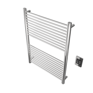 Amba Products A2836P Antus 20-Bar Hardwired Towel Warmer - 4.125 x 28.25 x 37.75 in. - Polished Finish