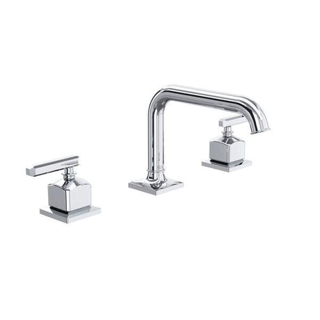 Apothecary™ Widespread Lavatory Faucet With U-Spout Polished Chrome PoshHaus