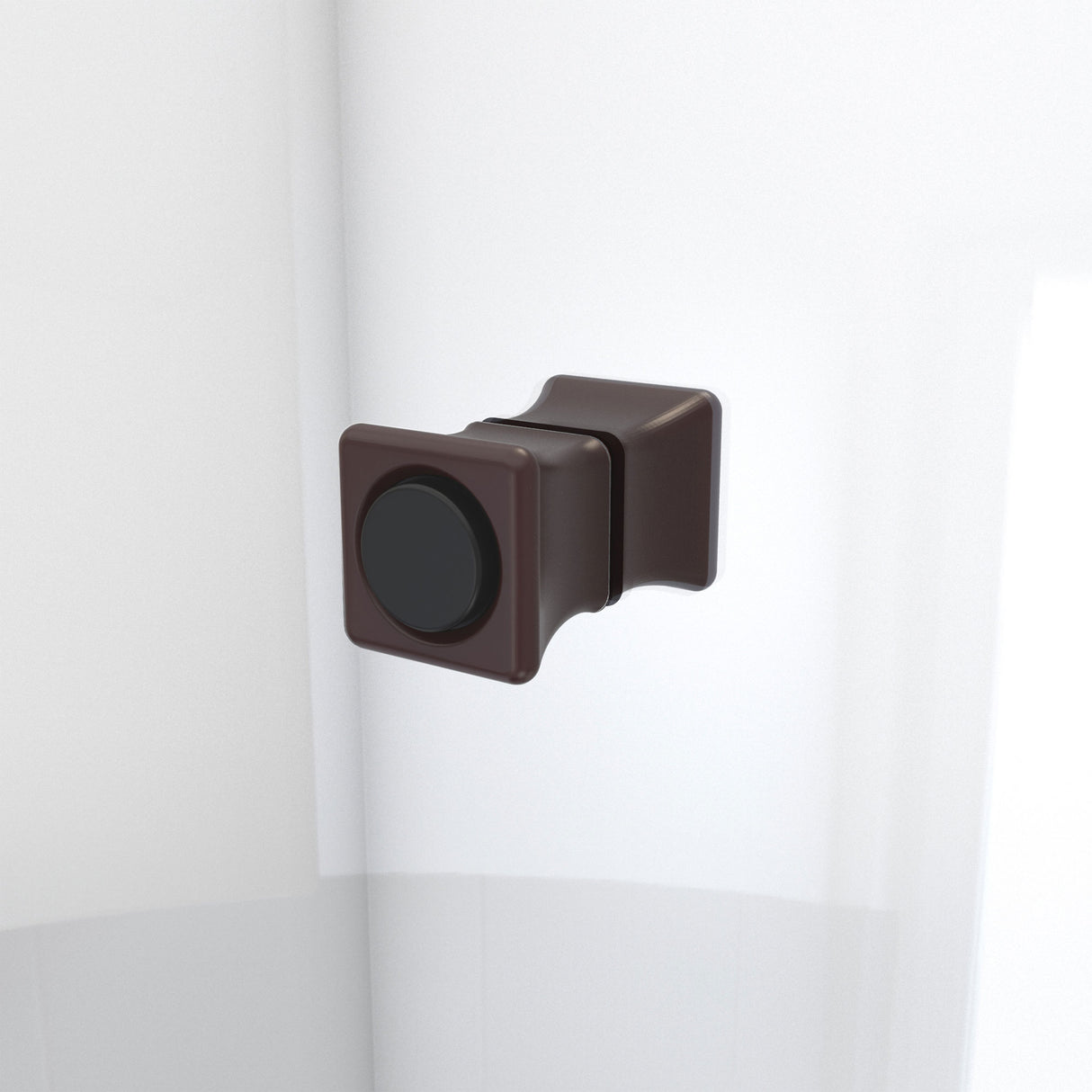 DreamLine Aqua-Q Fold 32 in. D x 32 in. W x 76 3/4 in. H Frameless Bi-Fold Shower Door in Oil Rubbed Bronze with Black Kit