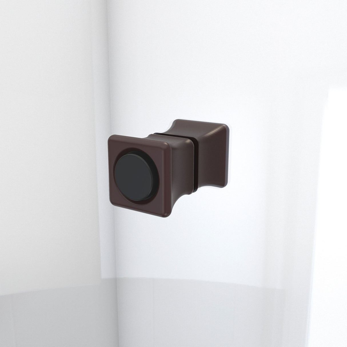 DreamLine Aqua-Q Fold 32 in. D x 32 in. W x 74 3/4 in. H Frameless Bi-Fold Shower Door in Oil Rubbed Bronze with Biscuit Base Kit