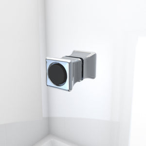 DreamLine Aqua-Q Fold 36 in. W x 58 in. H Frameless Bi-Fold Tub Door in Chrome