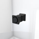 DreamLine Aqua-Q Fold 36 in. W x 58 in. H Frameless Bi-Fold Tub Door in Satin Black