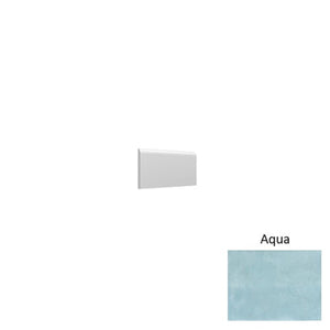 Roca Tile Usa Inc Elegant Ideas 3X6 Bullnose Maiolica Aqua Ceramic Wall Trim Maiw628-S4369