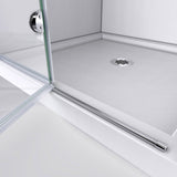 DreamLine Aqua Fold 29 1/2 in. W x 72 in. H Frameless Bi-Fold Shower Door in Chrome