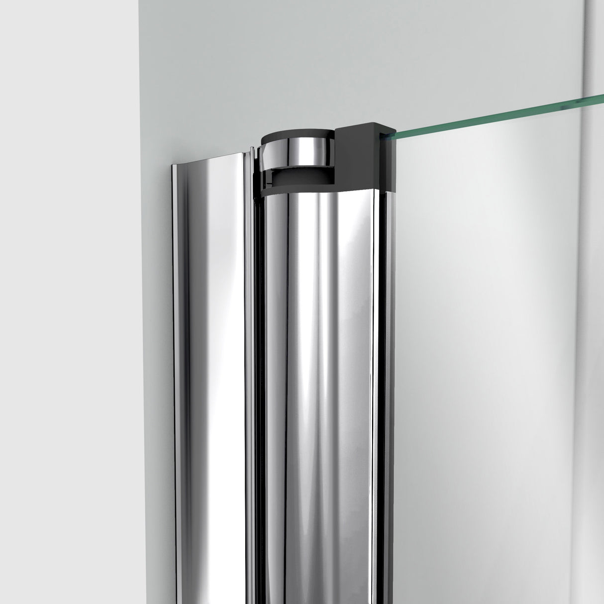 DreamLine Aqua Fold 32 in. D x 32 in. W x 74 3/4 in. H Frameless Bi-Fold Shower Door in Chrome with White Acrylic Base Kit