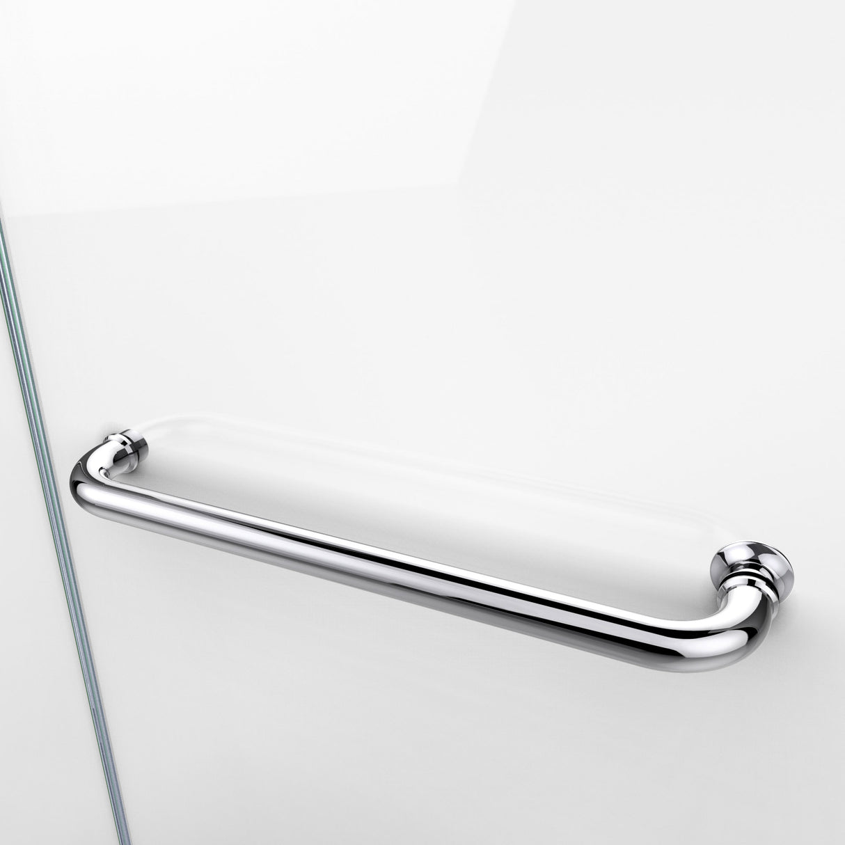 DreamLine Aqua Swing 34 in. W x 58 in. H Frameless Tub Door in Chrome