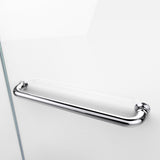 DreamLine Aqua Swing 34 in. W x 58 in. H Frameless Tub Door in Chrome