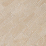 Aria oro 12X12 polished porcelain mosaic tile NARIORO2X4P product shot multiple tiles angle view