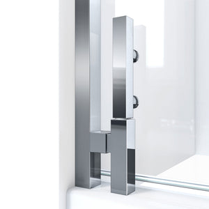 DreamLine Ascend 32 1/2-33 1/2 in. W x 72 in. H Frameless Pivot Shower Door in Chrome