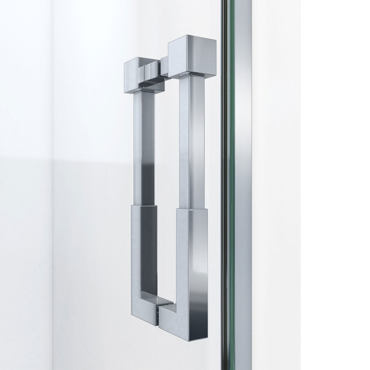DreamLine Ascend 52 1/2-53 1/2 in. W x 72 in. H Frameless Pivot Shower Door in Brushed Nickel