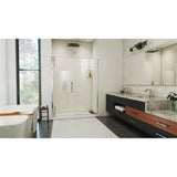 DreamLine Ascend 58 1/2-59 1/2 in. W x 72 in. H Frameless Pivot Shower Door in Chrome