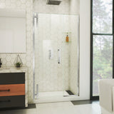 DreamLine Ascend 40 1/2-41 1/2 in. W x 72 in. H Frameless Pivot Shower Door in Chrome