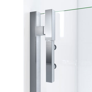 DreamLine Ascend 60 1/2-61 1/2 in. W x 72 in. H Frameless Pivot Shower Door in Satin Black