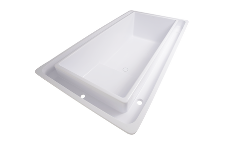 Hydro Systems ABN8043HTO-ALM AUBURN 8043 METRO TUB ONLY-ALMOND