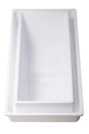 Hydro Systems ABN8043HTO-WHI AUBURN 8043 METRO TUB ONLY-WHITE