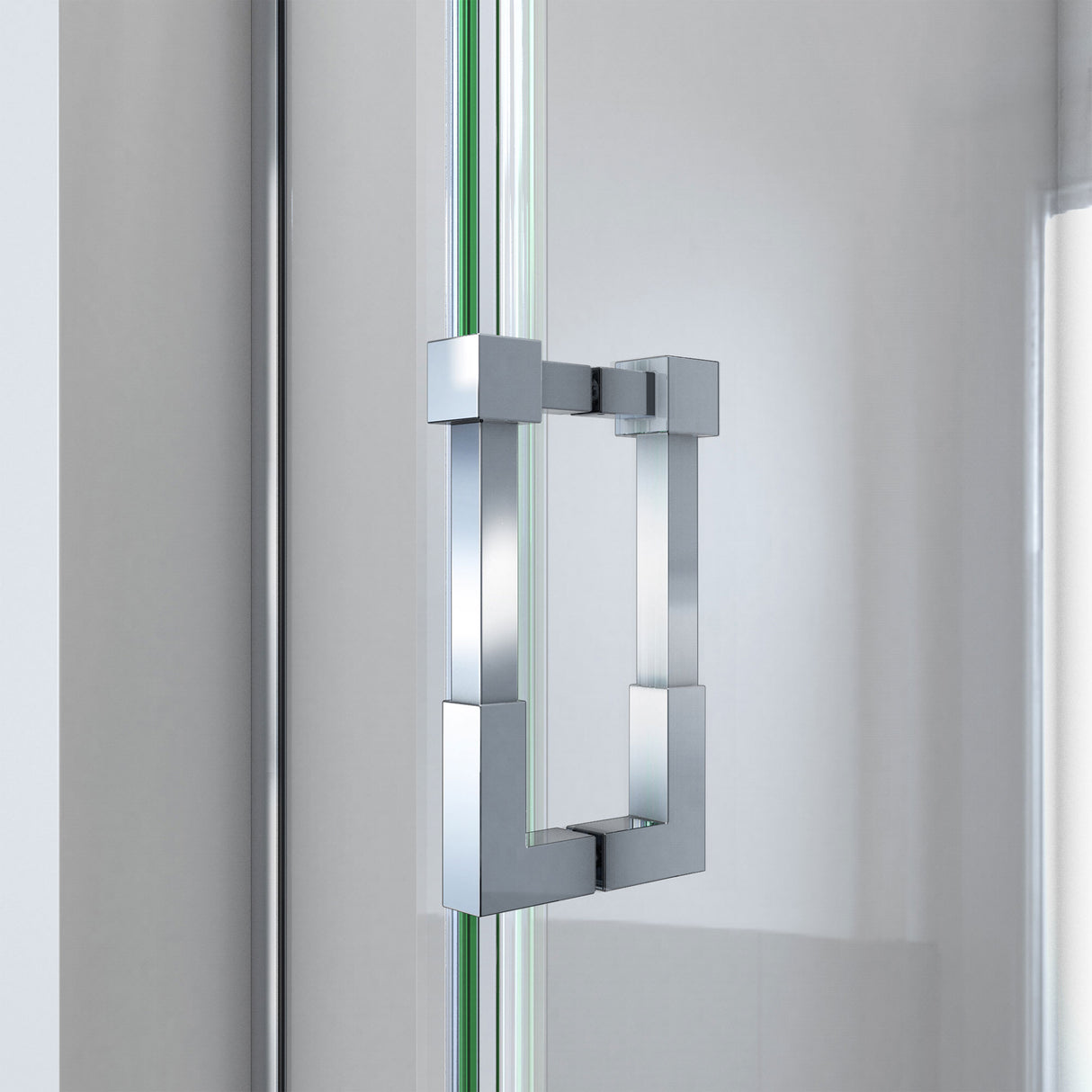 DreamLine Avenue 56-60 in. W x 79 in. H Semi-Frameless Sliding Shower Door in Chrome